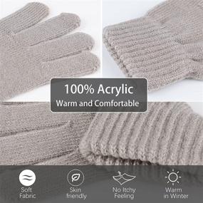 img 2 attached to Женские шарфы Guantes Invierno Beanies