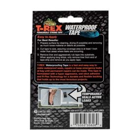 img 3 attached to 🦖 Ultimate T-REX Waterproof Tape: Ideal for Wet, Rough, or Dirty Surfaces – Including Underwater, Leaks, Hose Repair, and More!