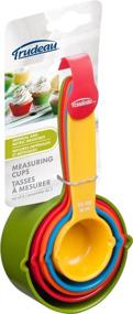 img 2 attached to Trudeau 5-Piece Measuring Cup Set: Accurate and Convenient Kitchen Measuring Tools