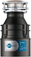 🚮 insinkerator badger 5 garbage disposal: efficient 1/2 hp continuous feed design in sleek black logo