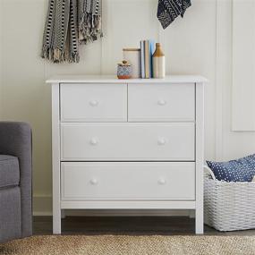 img 3 attached to 🌿 Greenguard Gold Certified White DaVinci Autumn 4-Drawer Dresser