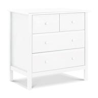 🌿 greenguard gold certified white davinci autumn 4-drawer dresser логотип