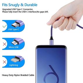 img 3 attached to USB C Fast Charging Cable For Samsung Galaxy S21 /S20FE/S10/S9/S8/A32/A52/A71