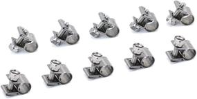 img 2 attached to 🔧 HPS Performance Stainless Steel Fuel Injection Hose Clamps 10pc Pack 6mm-8mm (1/4" - 5/16") for Enhanced SEO