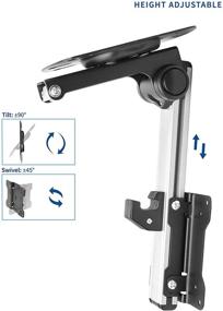 img 2 attached to VIVO Flip Down Ceiling Mount for 13-27 inch Flat Screens, Tilt Roof & Under Cabinet Mounting for LCD TVs & Monitors, MOUNT-M-FD27