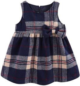 img 4 attached to 👗 Stay Fashionable and Warm: Mud Kingdom Toddler Dresses for Winter Girls' Clothing