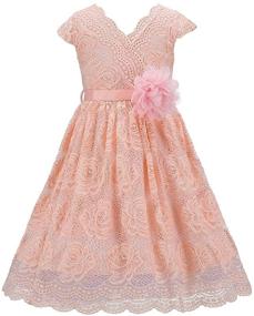 img 4 attached to 🌸 Charming Flower Country Casual Girls' Clothing and Dresses by Bow Dream