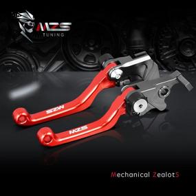 img 2 attached to MZS Clutch Brake Levers Pivot Adjustment CNC Red Compatible With WR250R WR250X 07-17
