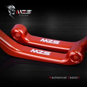 img 3 attached to MZS Clutch Brake Levers Pivot Adjustment CNC Red Compatible With WR250R WR250X 07-17