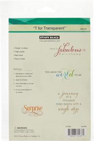 img 2 attached to Heartfelt Transparent Stamp Set by Penny Black (Product Code 30-286)