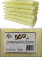 🧽 elite pro all purpose cleaning pad – 6 pack: non-scratch & odor-resistant pads, made in the usa logo