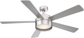 img 3 attached to 🔸 EGLO 203229A Whitehaven Ceiling Fan Review: 52-Inch, Brushed Nickel