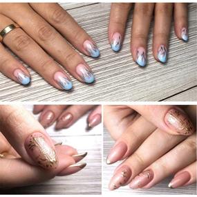 img 3 attached to 💅 Hacaus 6 цветов 3D металлическая гель-лак для ногтей с художественной эластичностью, клейке, УФ-скульптурой - идеально подходит для дизайна ногтей, маникюра и самостоятельного нанесения.
