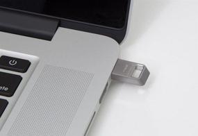 img 3 attached to Kingston DataTraveler Micro 3.1 64GB USB 3.0 Flash Drive - Ультра-маленький и высокоскоростной серебристый накопитель с металлическим корпусом (DTMC3/64GB)
