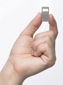 img 1 attached to Kingston DataTraveler Micro 3.1 64GB USB 3.0 Flash Drive - Ультра-маленький и высокоскоростной серебристый накопитель с металлическим корпусом (DTMC3/64GB)