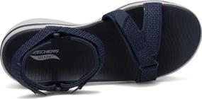 img 2 attached to Skechers Arch Fit Mesh Quarter Strap with Go Walk Technology