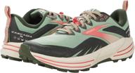 brooks cascadia basil duffel coral men's shoes logo