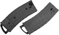 🔫 tippmann tmc magfed paintball marker magazines - 2 pack black: enhance your game with reliable and high-quality ammunition logo