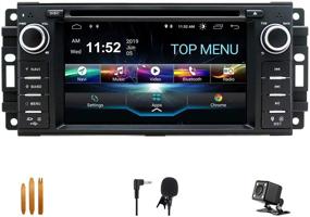 img 4 attached to Android 10 Car Stereo Navigation: SWTNVIN Upgrade for Jeep Wrangler Dodge Chrysler with 2GB RAM 32GB ROM LD Touch Screen DVD Player - GPS, Bluetooth, WiFi, Steering Wheel Control & Backup Camera Support