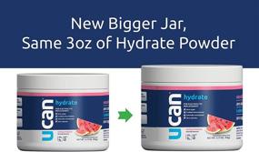img 3 attached to 🍉 UCAN Keto Electrolyte Powder: Sugar-Free Hydration for Sports - 0 Carbs & Calories - Gluten-Free, Non-GMO, Vegan - 30 Servings Jar - Watermelon Flavor