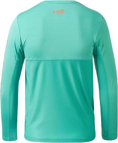 img 1 attached to 👕 Performance UV Protection Tee for Boys and Girls: BASSDASH UPF 50+ Youth Fishing T Shirts - Long Sleeve