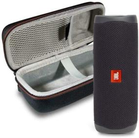 img 4 attached to JBL Flip 5 Waterproof Portable Wireless Bluetooth Speaker Bundle - Black with Hardshell Protective Case
