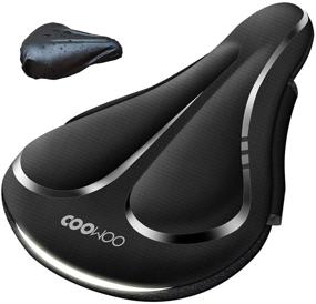 img 4 attached to COOWOO Bike Seat Cover: Adjustable, Soft Cushion for Mountain and Road Bike – Breathable, Anti-Slip Saddle Cushion