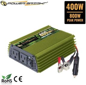 img 3 attached to 🔌 Reliable 400 Watt 24V Power Inverter with Dual 110V AC Outlets - Ideal Backup Power Supply for Small Appliances