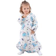 👶 infant sleep sack with legs, baby walker wearable blanket with feet, toddler sleeping bag 2.5 tog (medium, 31.5 inches) logo