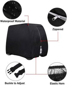 img 2 attached to KISEER Passenger Waterproof Sunproof Dustproof