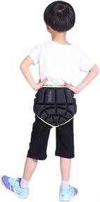 img 1 attached to 🛡️ VGEBY Child 3D Protection Hip Padded Shorts: Ultimate Safety Gear for Kids in Skate, Ski, Skateboard, and Snowboard Activities