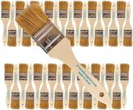 🖌️ pro grade chip paint brushes - 36 pack of 1.5 inch brushes for precision painting logo