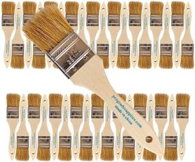 img 4 attached to 🖌️ Pro Grade Chip Paint Brushes - 36 Pack of 1.5 Inch Brushes for Precision Painting