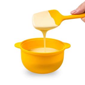 img 4 attached to 🕯️ Wax Pot Set for Wax Warmer: Reusable & Non-Stick Silicone Spatulas and Pot for Hard Wax Heater - Easy to Clean Boiler Set of 2