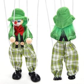 img 1 attached to 🎉 Wooden Birthday Marionette Puppet - A Welcoming Choice