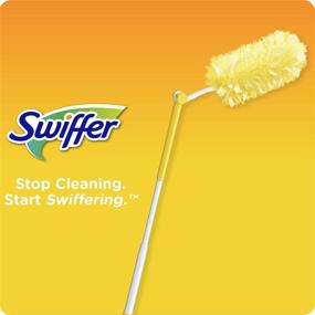 img 2 attached to 🧹 Swiffer Heavy Duty Refills, Ceiling Fan Duster, 11 Count - Ultimate Cleaning Solution for Tackling Dusty Ceiling Fans