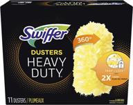 🧹 swiffer heavy duty refills, ceiling fan duster, 11 count - ultimate cleaning solution for tackling dusty ceiling fans logo