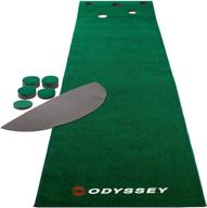 enhance your putting skills with the callaway odyssey 12 ft. indoor putting green golf mat - premium golf training aid логотип