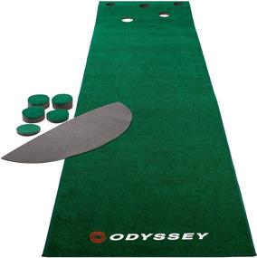 img 4 attached to Enhance your Putting Skills with the Callaway Odyssey 12 Ft. Indoor Putting Green Golf Mat - Premium Golf Training Aid