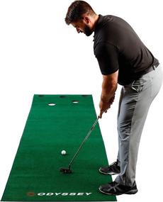 img 1 attached to Enhance your Putting Skills with the Callaway Odyssey 12 Ft. Indoor Putting Green Golf Mat - Premium Golf Training Aid