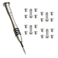 🔩 hxhlwn 20pcs repair replacement screws set + 5-point pentalobe screwdriver for macbook air 13 inch a1369 a1466 bottom case (2010-2016) logo