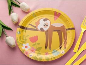 img 2 attached to 🌸 Bundle of Springtime Plates, Napkins, and Cutlery