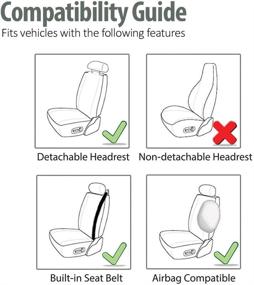img 1 attached to FH Group FB351GRAY102 Seatbelt Compatible