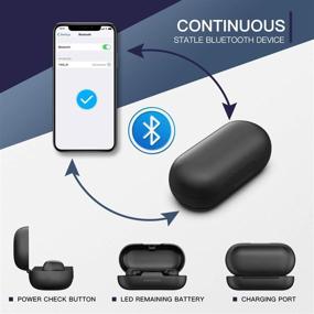 img 3 attached to Водонепроницаемые беспроводные наушники Bluetooth с шумоподавлением