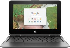 img 1 attached to 🖥️ Newest HP 2-in-1 Business Chromebook 11.6in HD IPS Touchscreen - Intel Celeron, 4GB RAM, 16GB SSD, WiFi, Webcam, Google Chrome OS- Gray (Renewed)