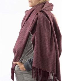 img 2 attached to 🧣 Women's Accessories - Isotoner Women's Blanket Weather Travel