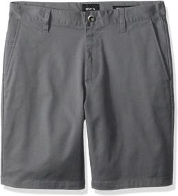 img 2 attached to RVCA Weekday Stretch Short Khaki Boys' Clothing and Shorts