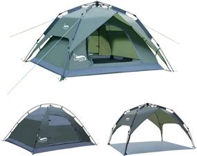img 4 attached to DESERT FOX Camping Automatic Водонепроницаемый