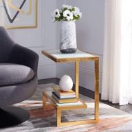 🌟 stylish safavieh home collection kennedy light gold accent table - enhance your décor with elegance logo