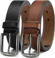 men's accessories: comfortable leather ratchet chaoren adjustable belt for all-day wear logo